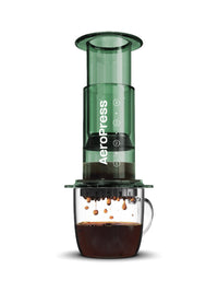 Photo of AeroPress Clear Coffee Maker ( Green 1 Unit ) [ AeroPress ] [ Press Brewers ]