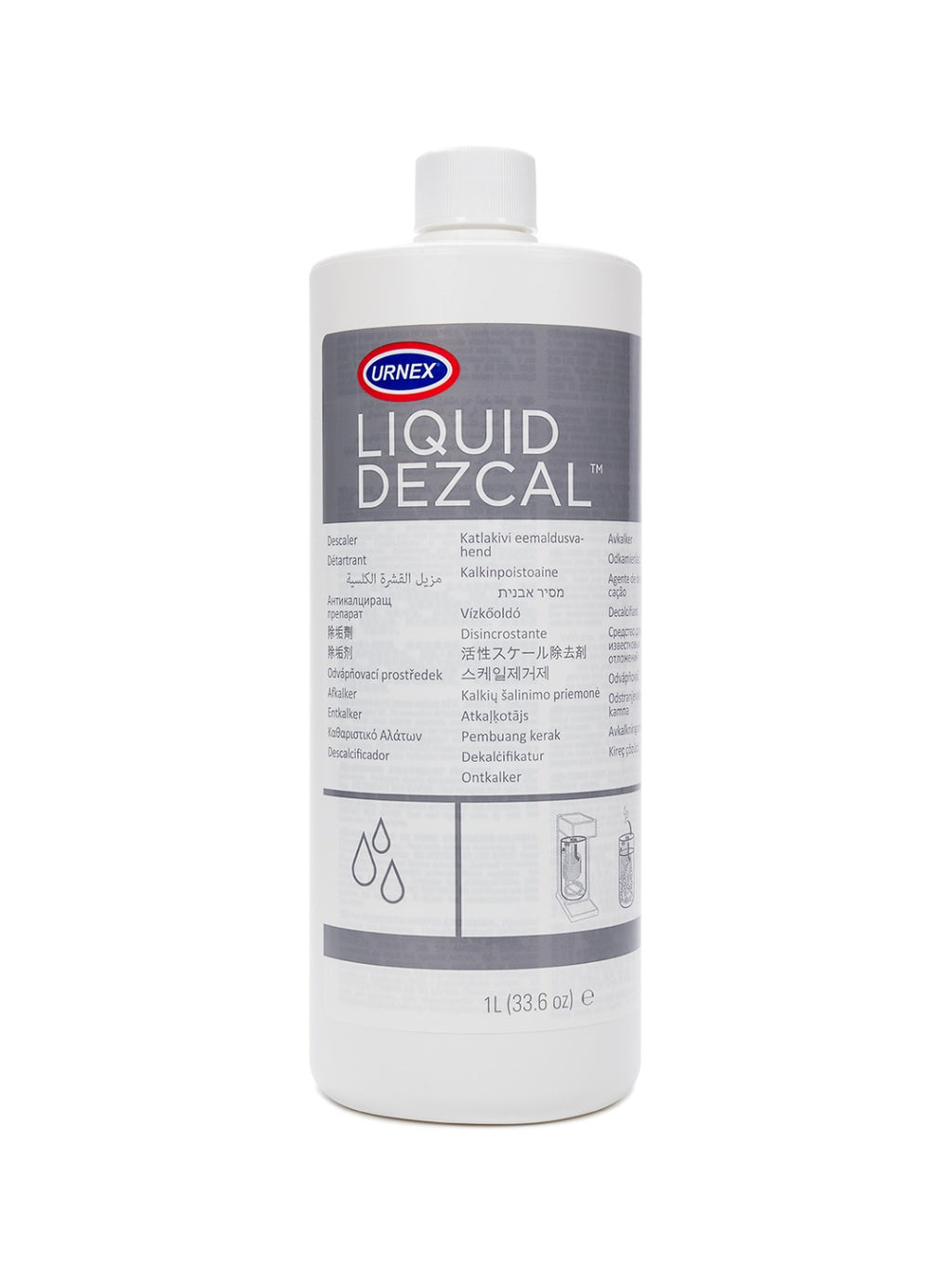 URNEX Dezcal Descaling Liquid Cleaners Eight
