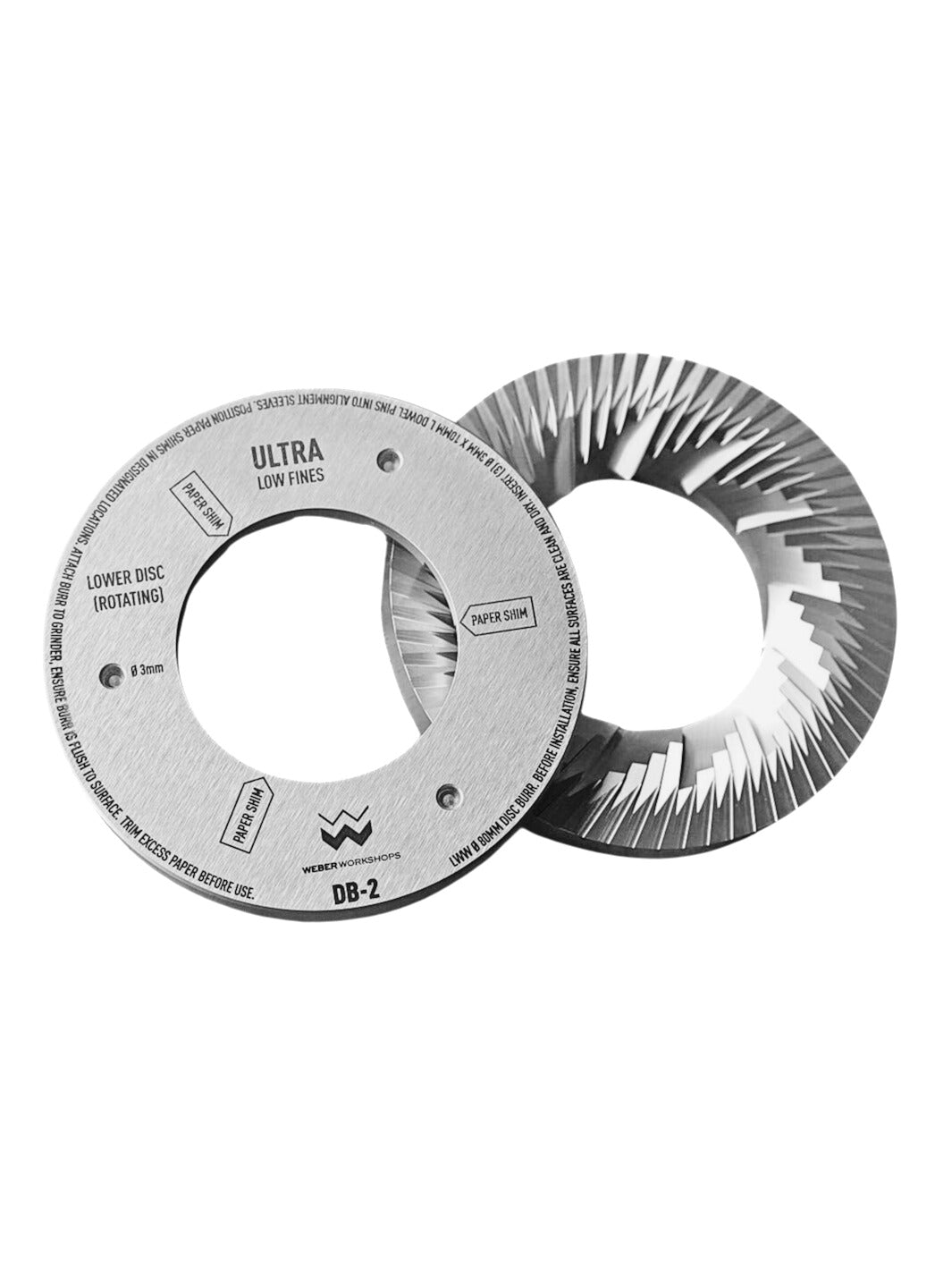 WEBER WORKSHOPS EG-1 Ultra Burr Set (⌀80mm) (Low Fines) (Damaged Box)