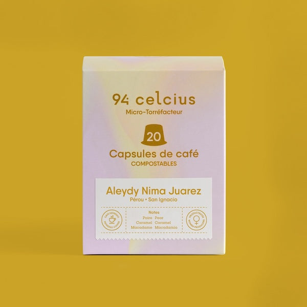 Photo of 94 Celcius - Aleydy Nima Juarez (20 Capsules) ( Default Title ) [ 94 Celcius ] [ Coffee ]