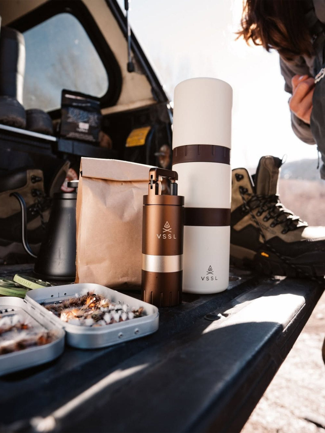 VSSL Nest Pourover Coffee Kit + Java G25 Grinder Gift Set