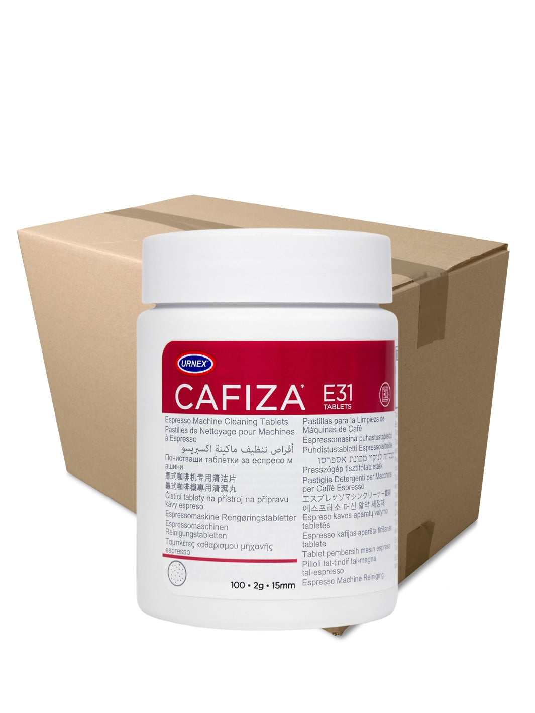 URNEX Cafiza Tablets (E31) (2g tabs) (100-Count)