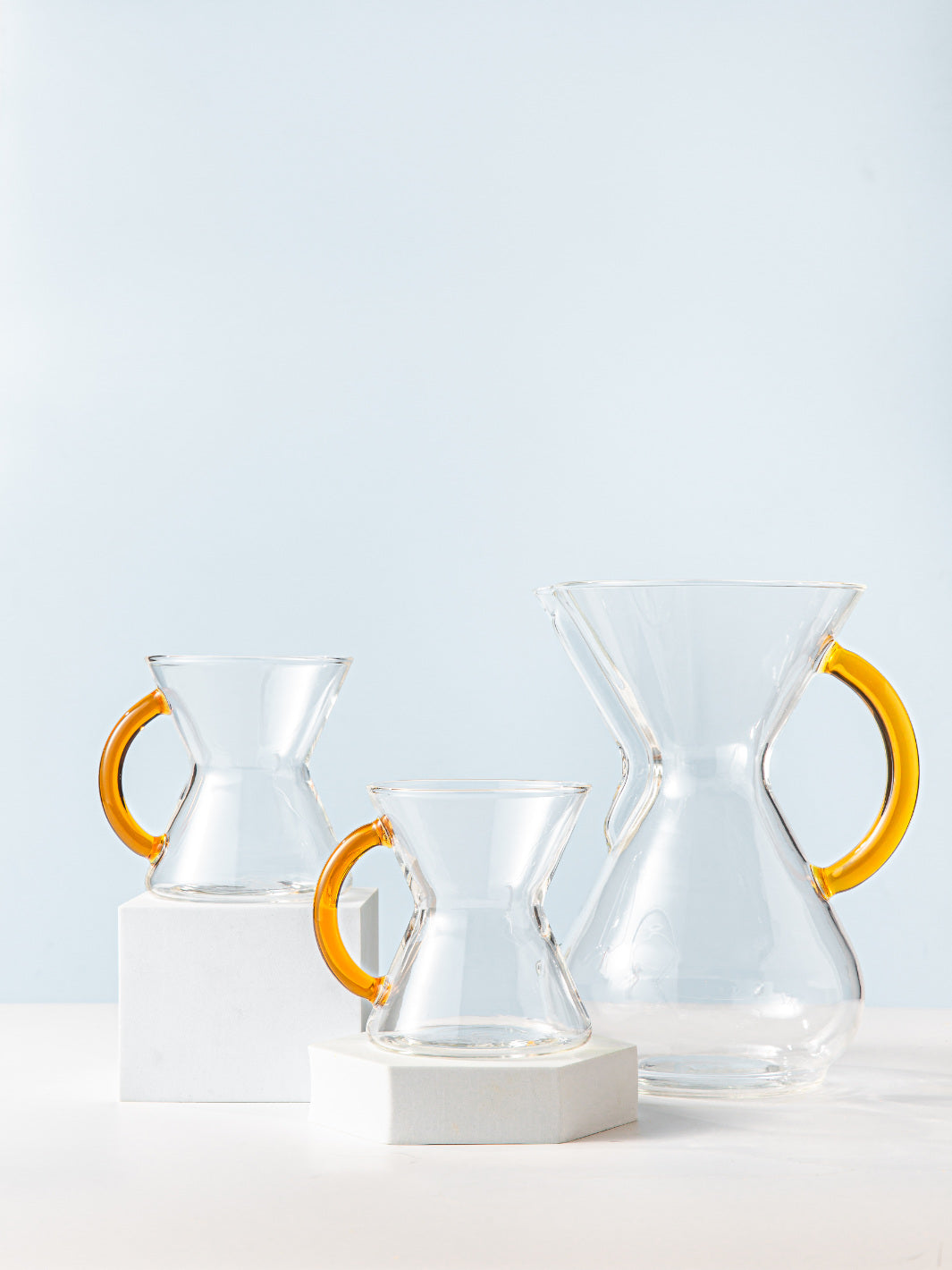 CHEMEX® Six Cup Glass Handle