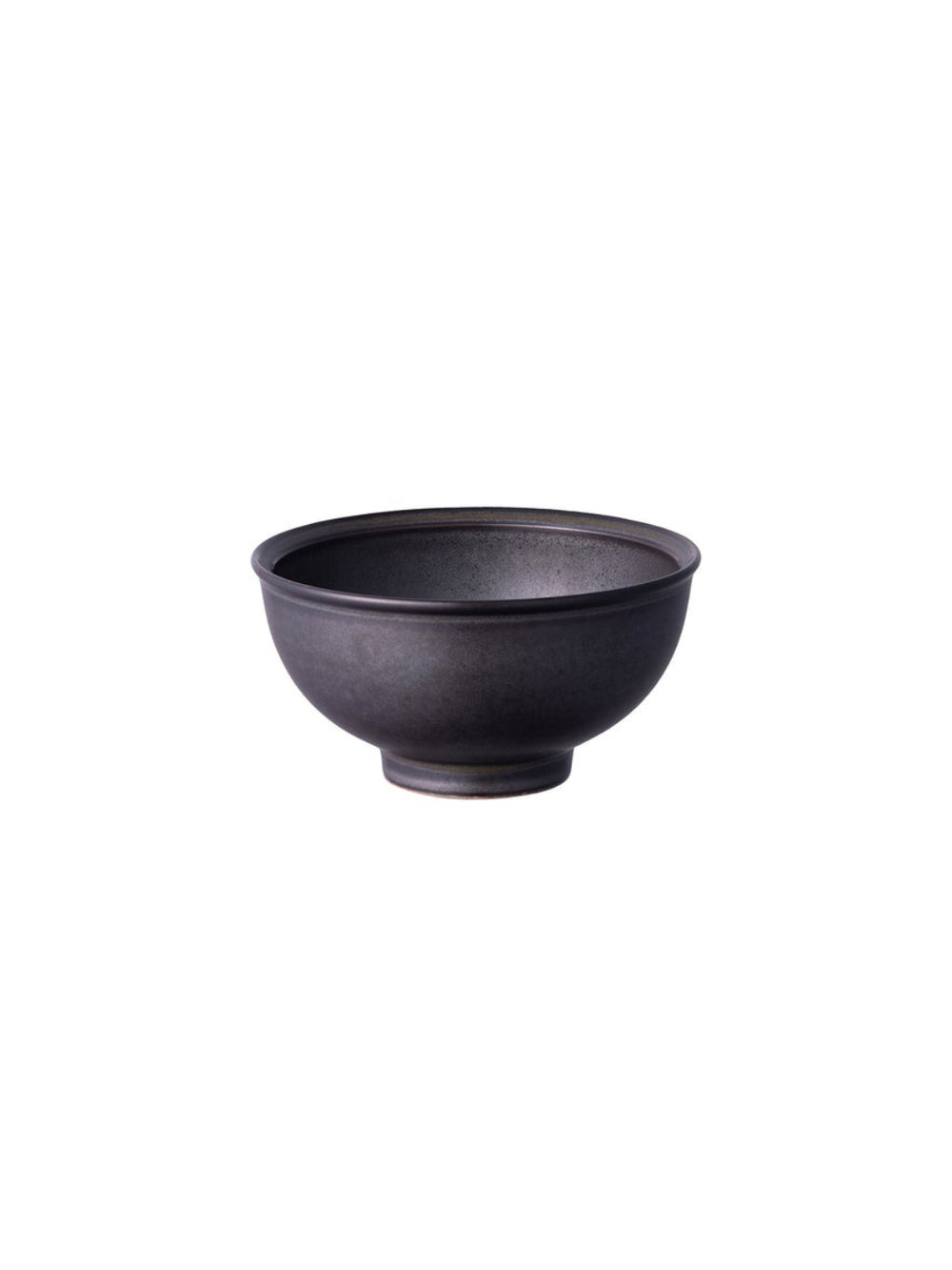 Photo of KINTO RIM Rice Bowl (⌀120mm/4.5in) ( Matte Black ) [ KINTO ] [ Bowls ]