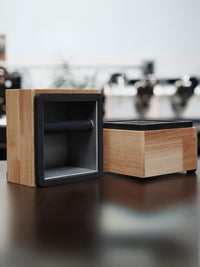Photo of REVOLUTION Deluxe Knock Box Wood Set ( ) [ Revolution ] [ Barista Tools ]