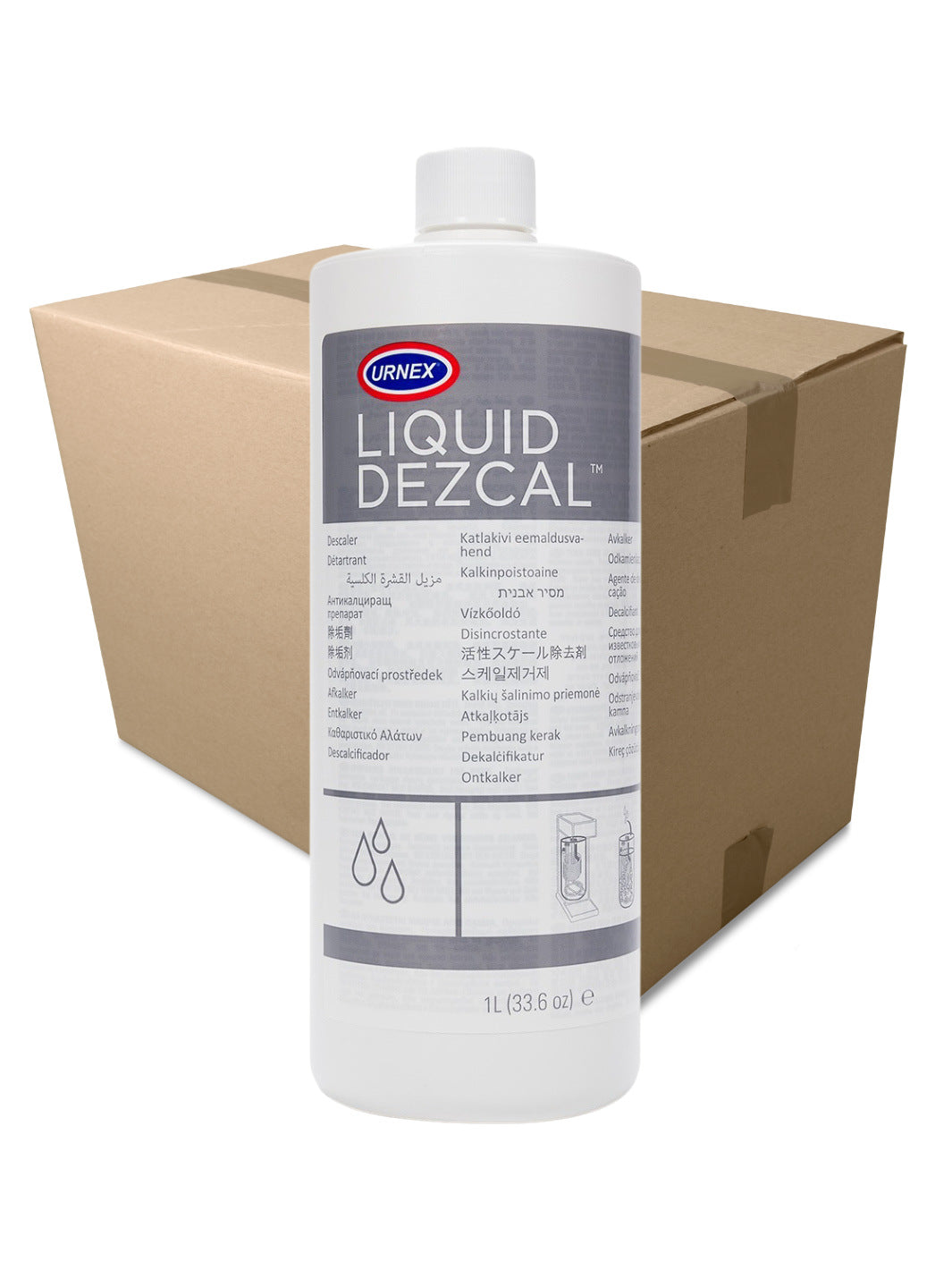 URNEX Dezcal Descaling Liquid (1000ml/33.8oz) / Cleaners | Eight