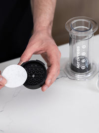 Photo of AeroPress Clear Coffee Maker (Transparent) (Damaged Box) ( ) [ Yard Sale ] [ Yard Sale ]