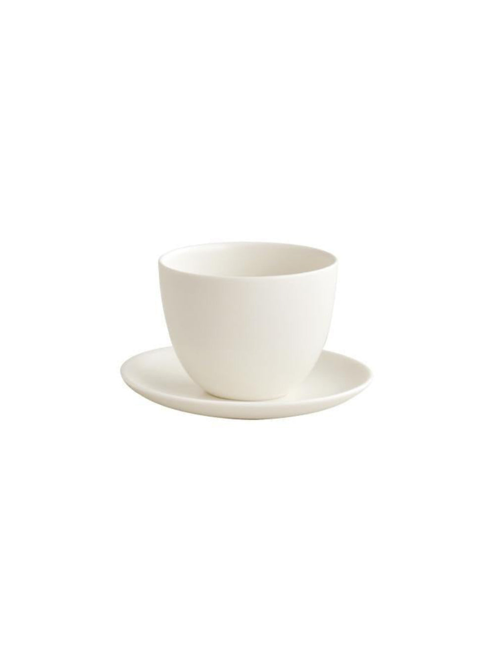 Photo of KINTO PEBBLE Cup & Saucer (180ml/6oz) ( White ) [ KINTO ] [ Tea Cups ]
