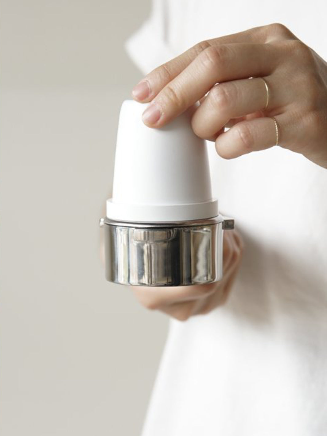 ACAIA 58mm Portafilter Dosing Cup & Storage Lid (Small) (White) (Lightly Used)