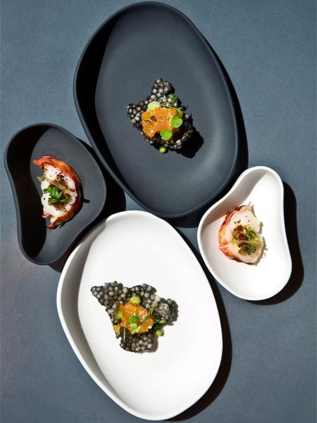 COOKPLAY Yayoi Appetizer Dish (10x6cm/4x2.4in) (Matte White)