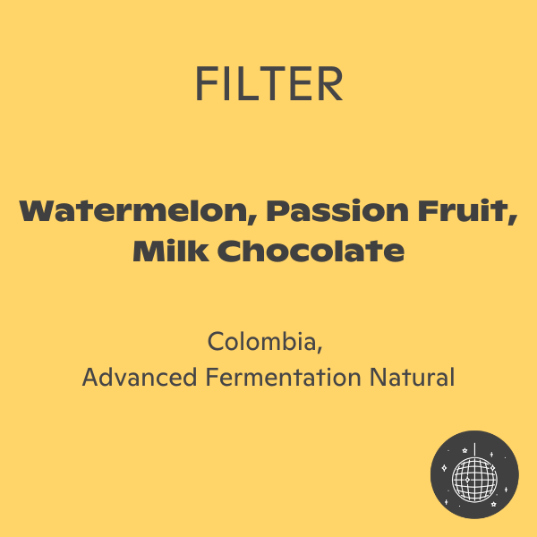 Photo of DAK - Watermelon Drops: Advanced Fermentation Natural, Colombia (250g) ( ) [ DAK Coffee Roasters ] [ Coffee ]