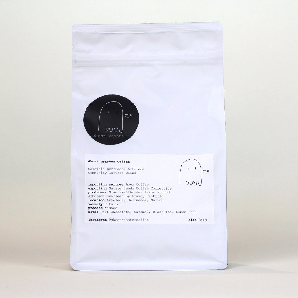 Photo of Ghost Roaster - Berruecos Arboleda Community: Washed, Colombia (340g) ( ) [ Ghost Roaster ] [ Coffee ]