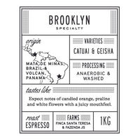 Photo of Manhattan - Brooklyn Espresso Blend ( 1kg ) [ Manhattan Coffee Roasters ] [ Coffee ]