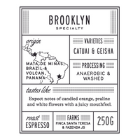 Photo of Manhattan - Brooklyn Espresso Blend ( 250g ) [ Manhattan Coffee Roasters ] [ Coffee ]