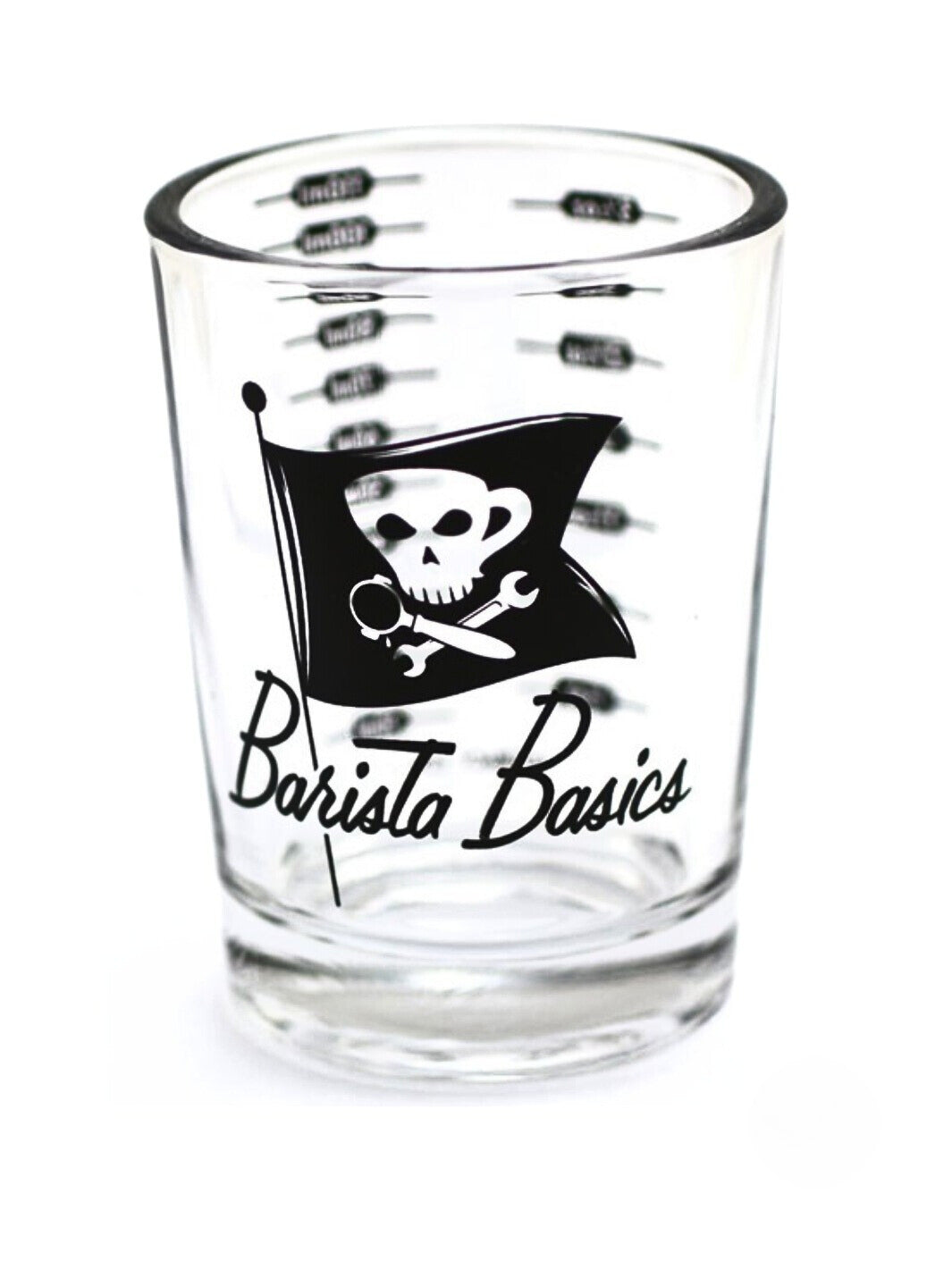 BARISTA BASICS Lined Measuring Glass (118.29ml/4oz)