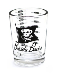 Photo of BARISTA BASICS Lined Measuring Glass (118.29ml/4oz) ( Default Title ) [ Barista Basics ] [ Shot Glasses ]