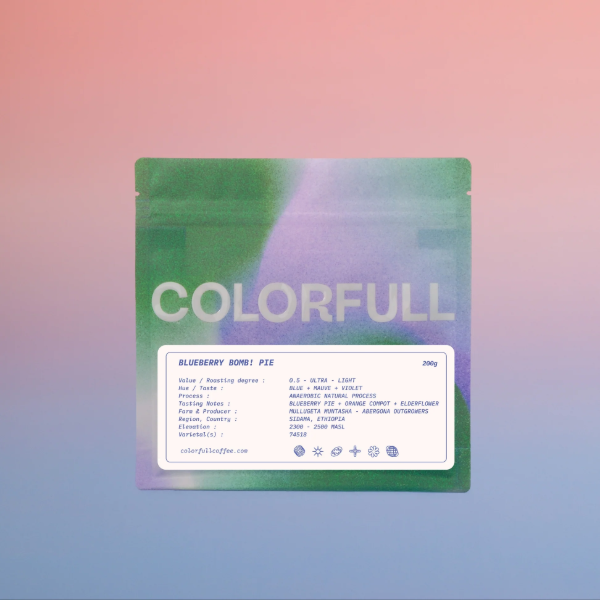 Photo of Colorfull - Blueberry Bomb! Pie (1kg) ( Default Title ) [ Colorfull Coffee ] [ Coffee ]