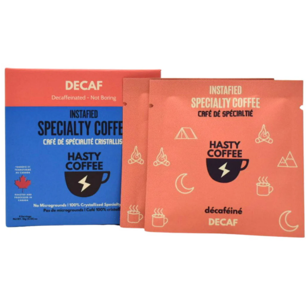 Photo of Hasty Instant Specialty Coffee - Decaf Box (4-pack) ( Default Title ) [ Hasty Coffee ] [ Coffee ]