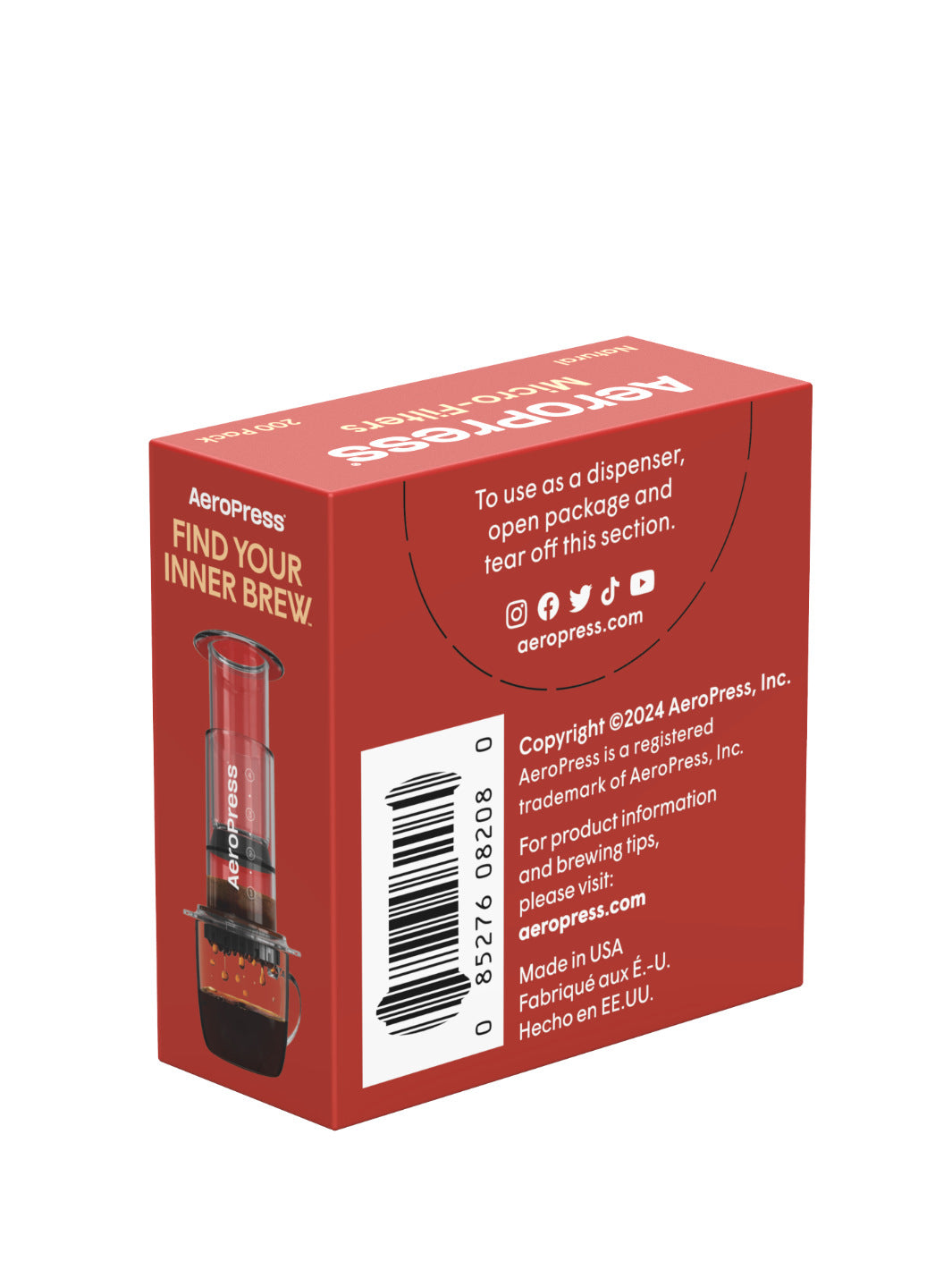 AeroPress Natural Microfilters (200-Pack)