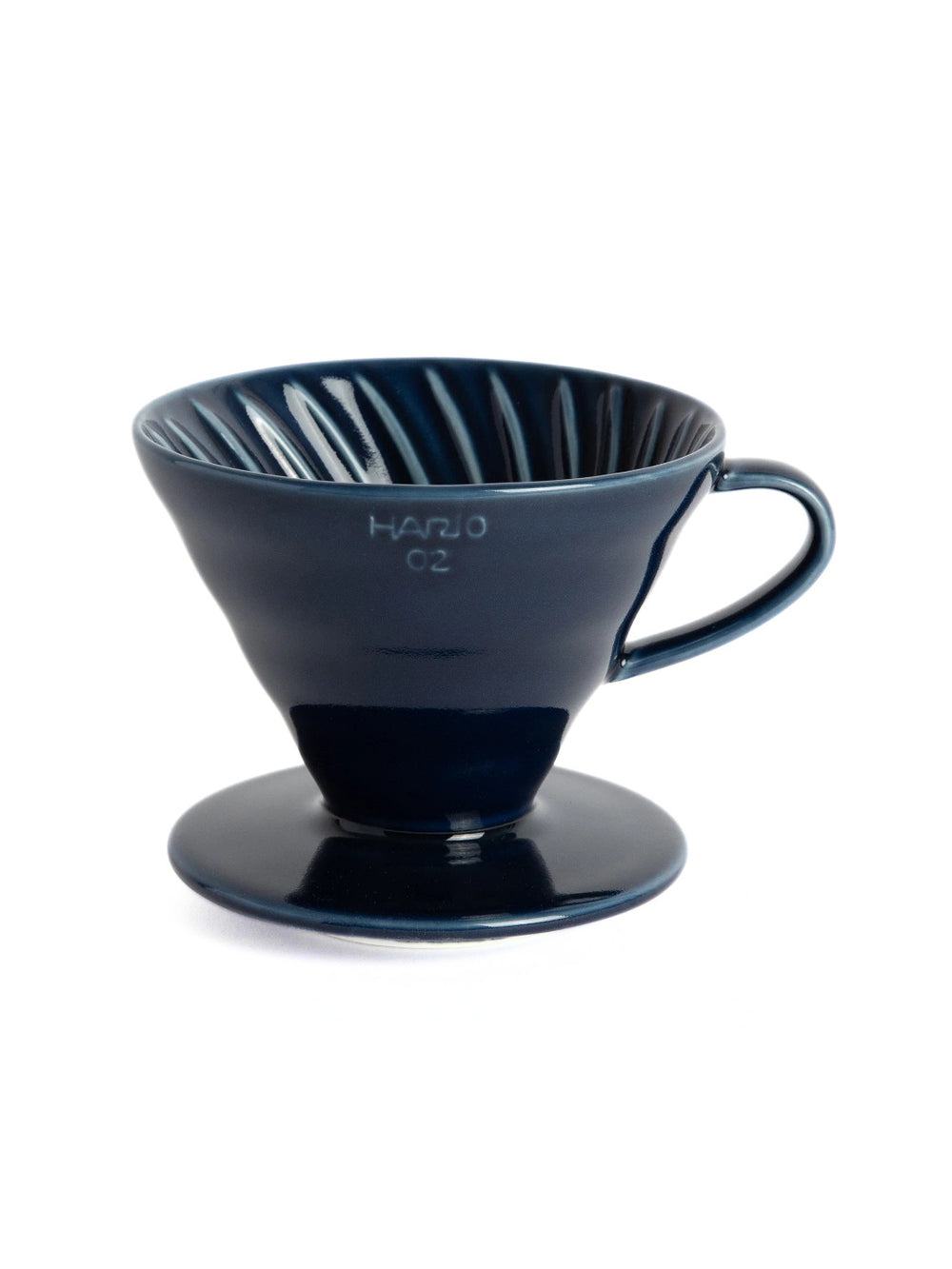 Photo of HARIO V60-02 Dripper (Ceramic) ( Navy ) [ HARIO ] [ Pourover Brewers ]