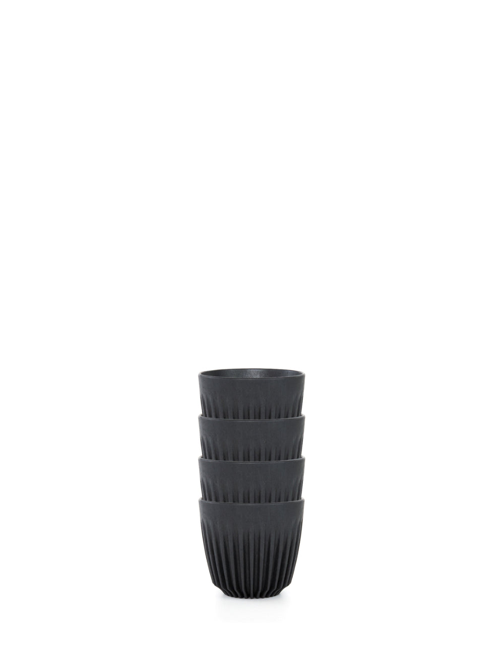 Photo of HUSKEE Original Espresso Cup (88ml/3oz) ( Charcoal 4-Pack ) [ Huskee ] [ Coffee Cups ]