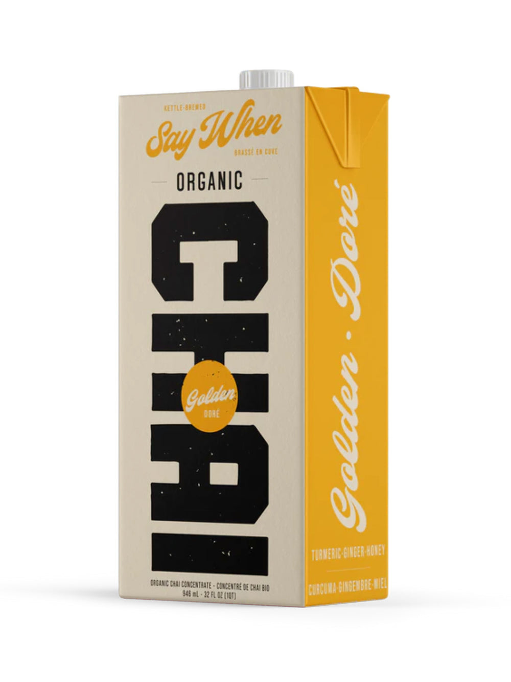 SAY WHEN Golden Chai Concentrate