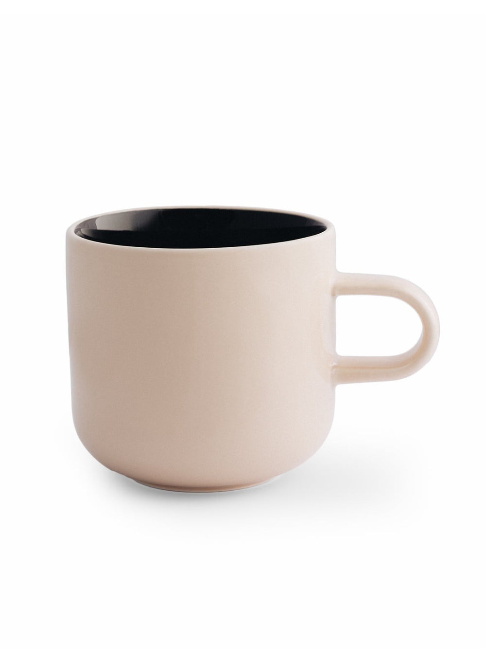 Photo of ACME x Karen Walker Bobby Mug (300ml/10.14oz) ( Macadamia + Black ) [ Acme & Co. ] [ Coffee Cups ]