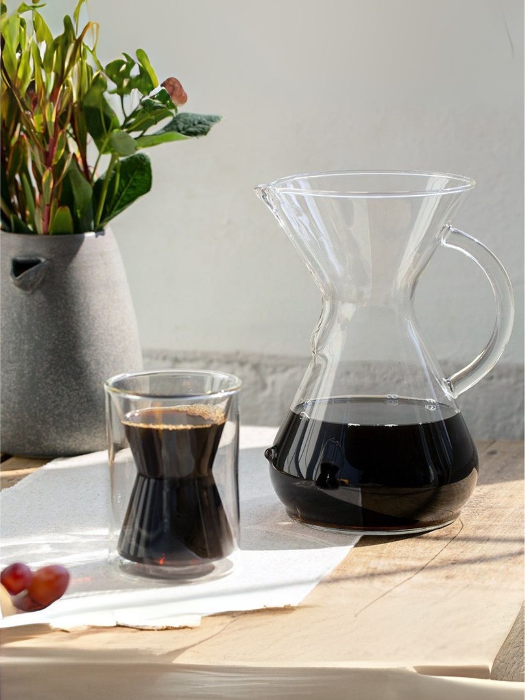 CHEMEX® Eight Cup Glass Handle