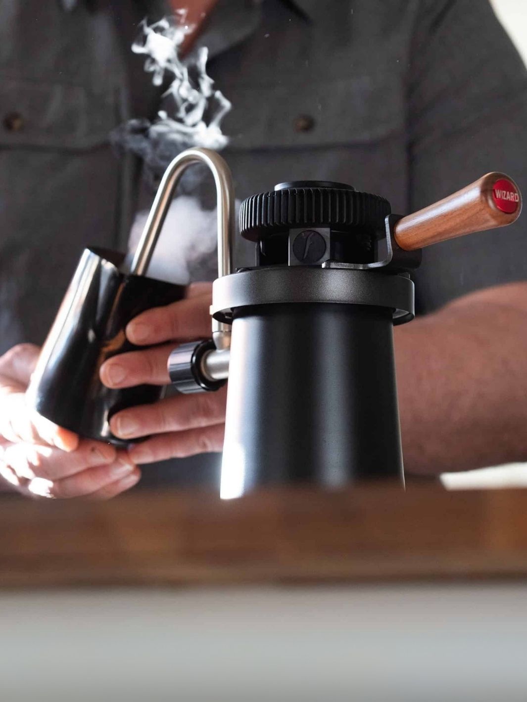 FLAIR Wizard Manual Stovetop Steamer (Lightly Used)