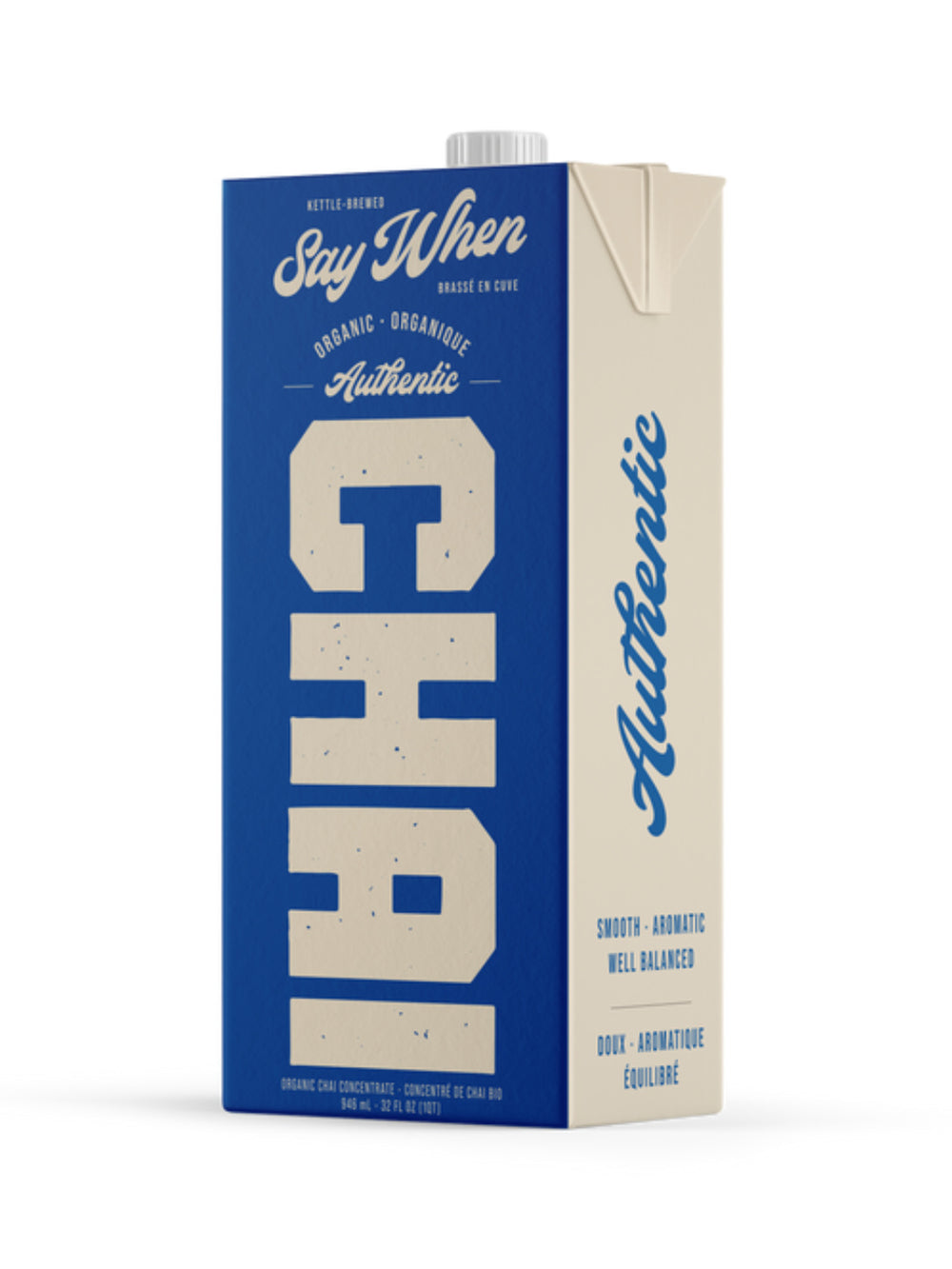Photo of SAY WHEN Organic Authentic Chai Concentrate ( 12 Cartons 1 Case ) [ Say When ] [ Drink Concentrate ]