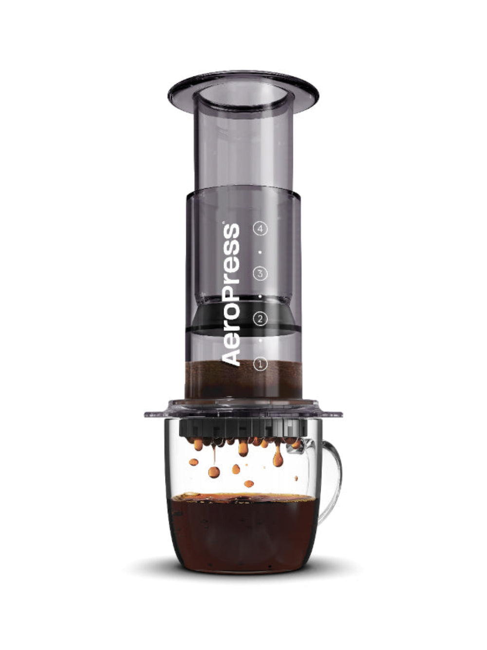 Photo of AeroPress Clear Coffee Maker ( Black ) [ AeroPress ] [ Press Brewers ]