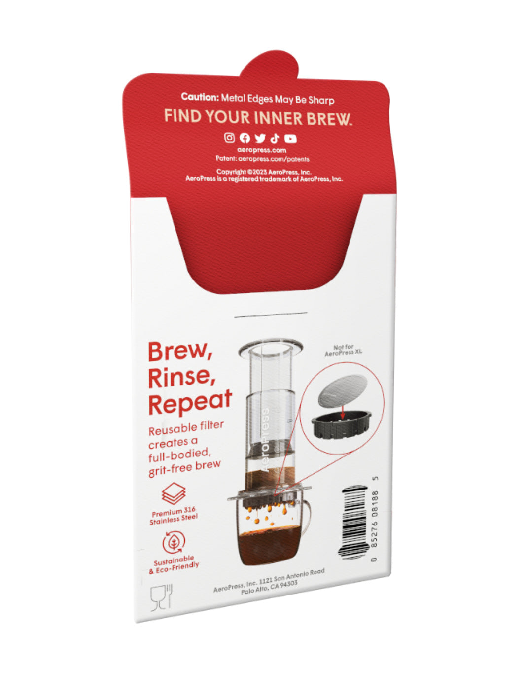 Aeropress stainless steel filter Clearance