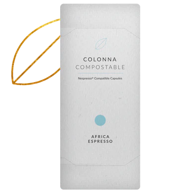 Photo of Colonna - COMPOSTABLE AFRICA, ESPRESSO CAPSULES (Box of 10) ( ) [ Colonna ] [ Coffee ]