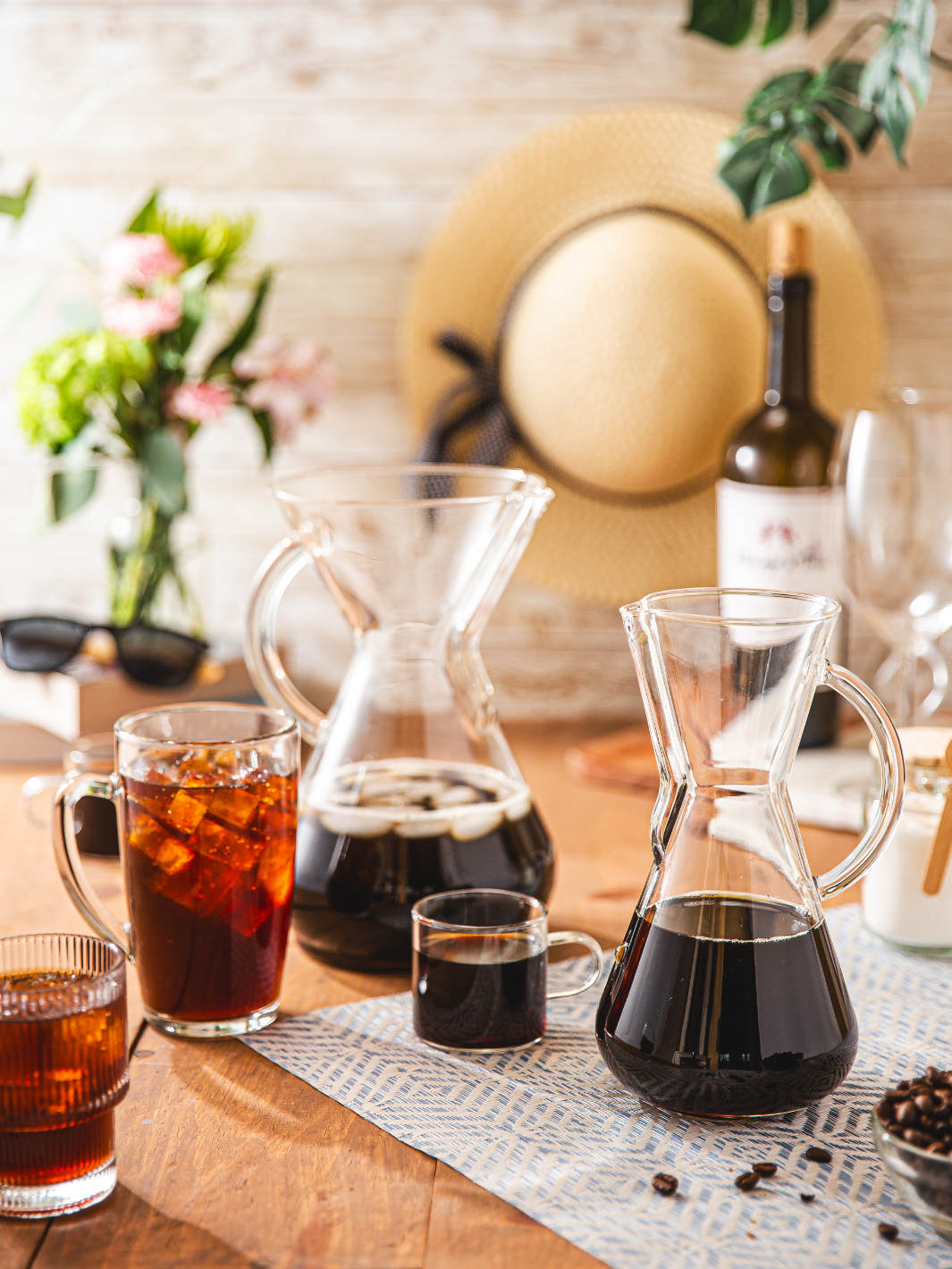 CHEMEX® Three Cup Glass Handle