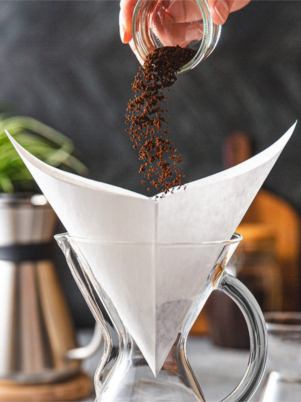 Photo of CHEMEX® Filter Squares (100-Pack) ( ) [ Chemex ] [ Paper Filters ]