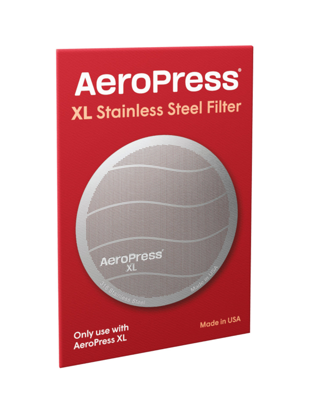 Photo of AeroPress XL Stainless Steel Reusable Filter ( 1 Unit ) [ AeroPress ] [ Metal Filters ]