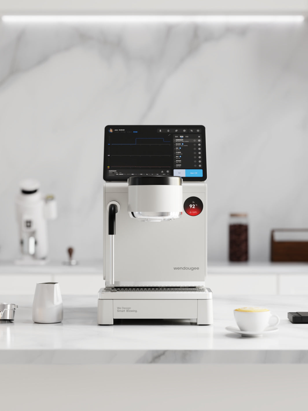 WENDOUGEE Lita Espresso Machine (120V) (w/ Hot Water Output)