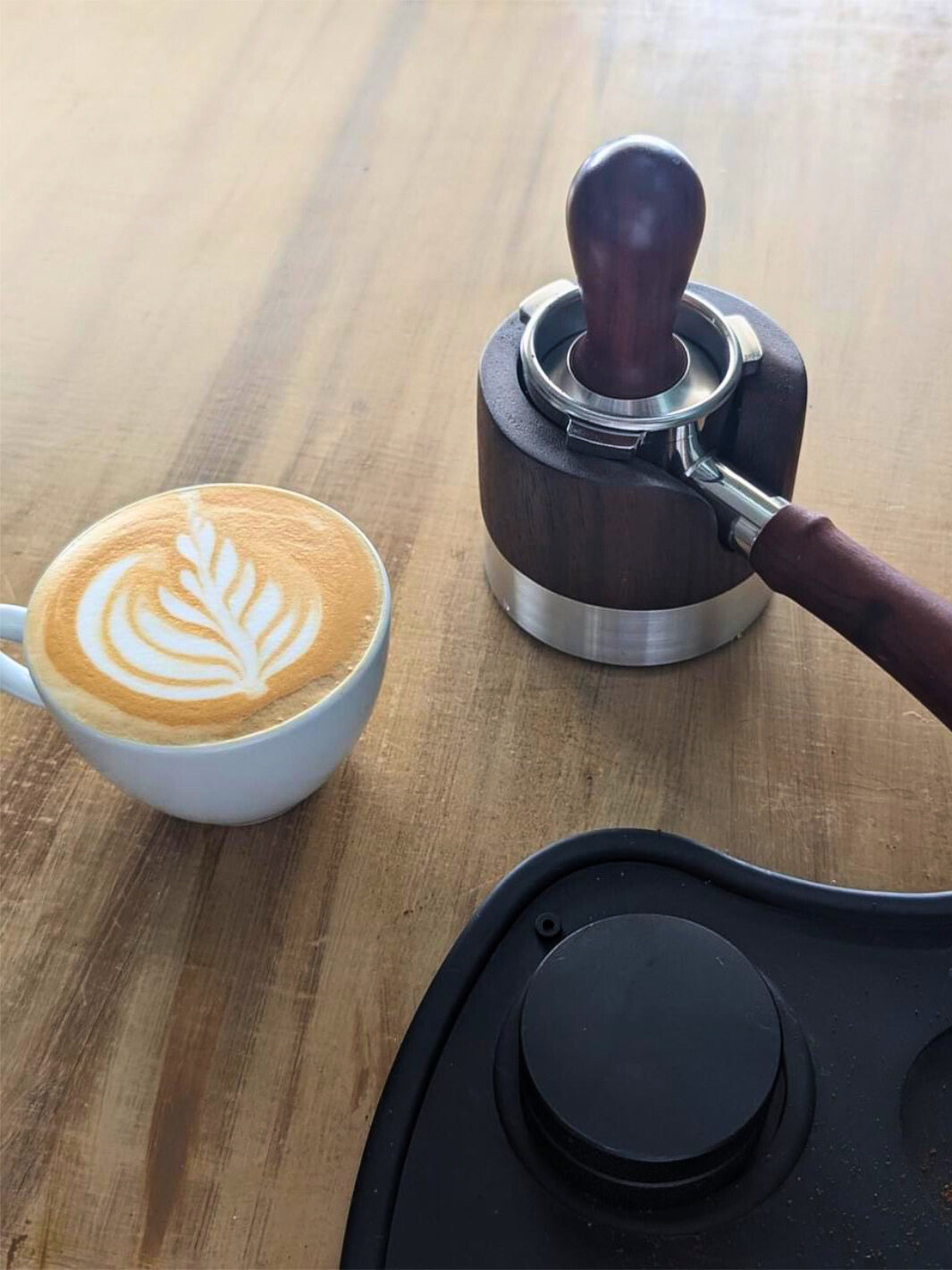 BASICS MACHINE SHOP Espresso Tamping Station