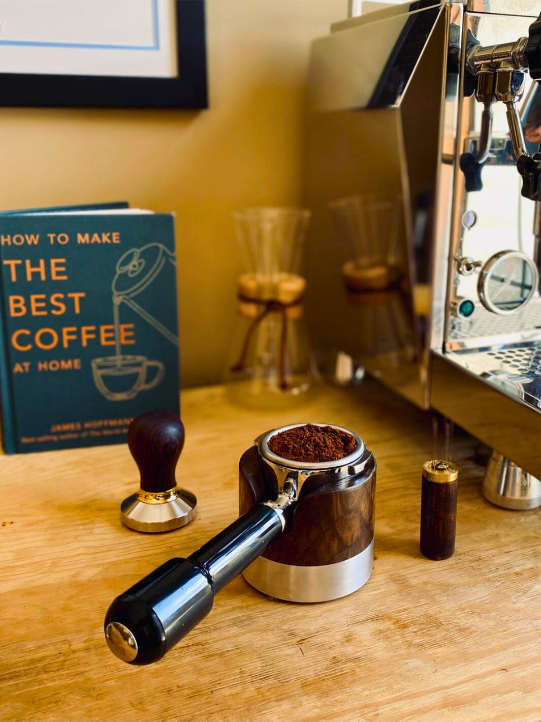 BASICS MACHINE SHOP Espresso Tamping Station