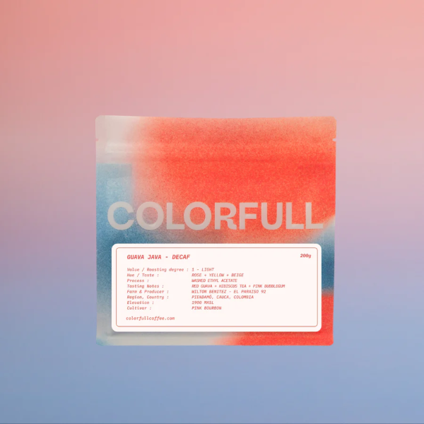 Photo of Colorfull - Guava Java Decaf ( ) [ Colorfull Coffee ] [ Coffee ]
