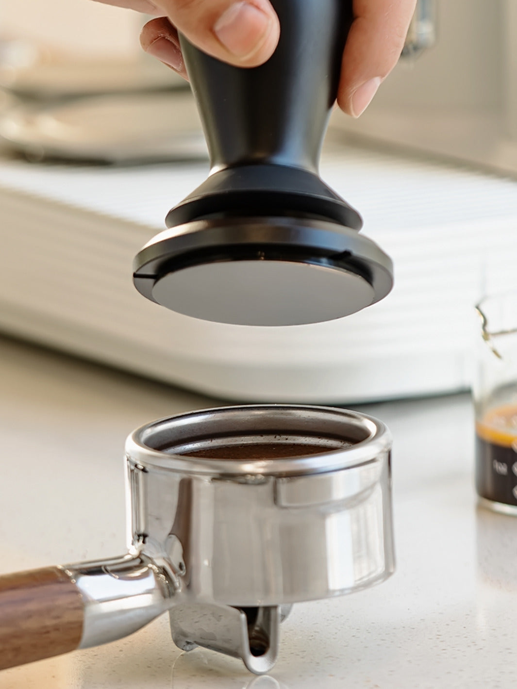 TIMEMORE FLOW Self-Levelling Adjustable Tamper (⌀58.5mm/2.3in)