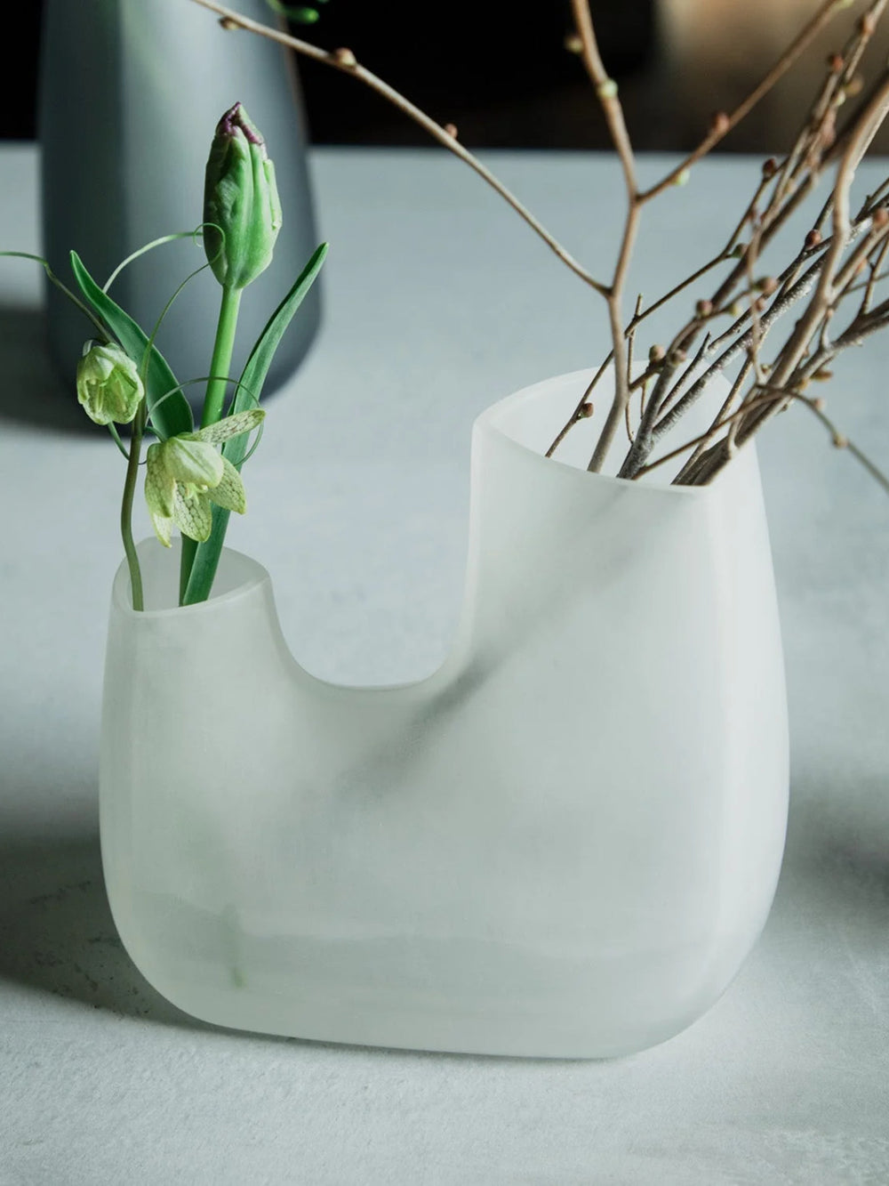 KINTO TRE Vase (200x120x175mm/7.9x4.7x6.9in)