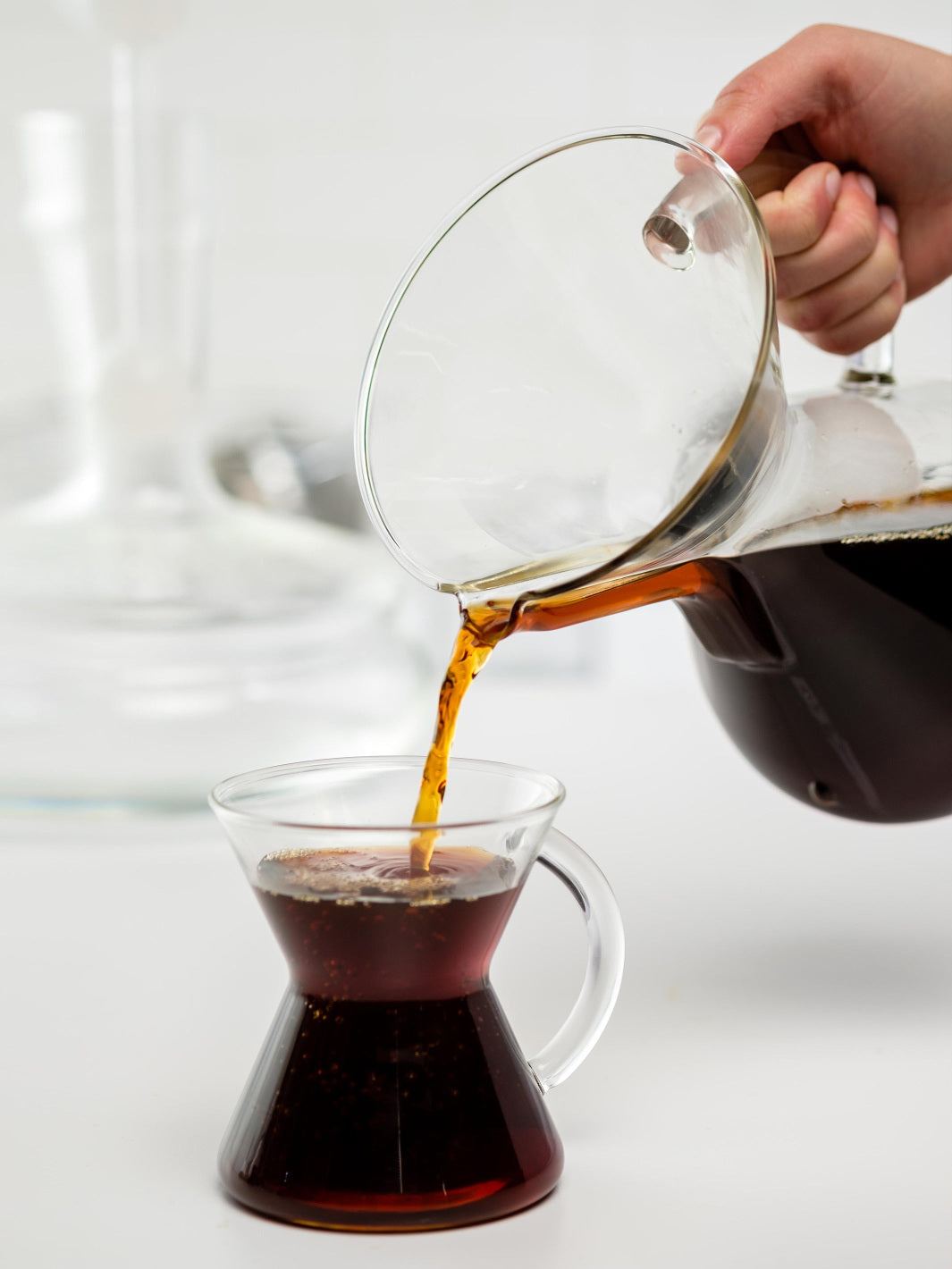 CHEMEX® Six Cup Glass Handle