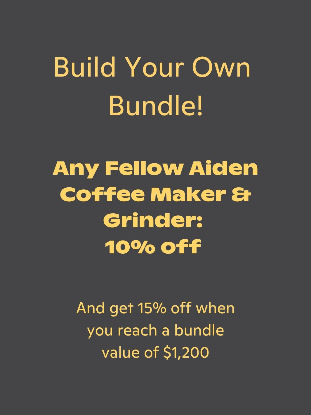 FELLOW Home Barista Bundle