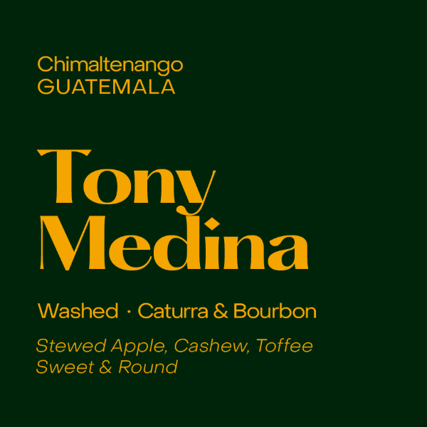 Subtext - Tony Medina: Caturra & Bourbon Espresso