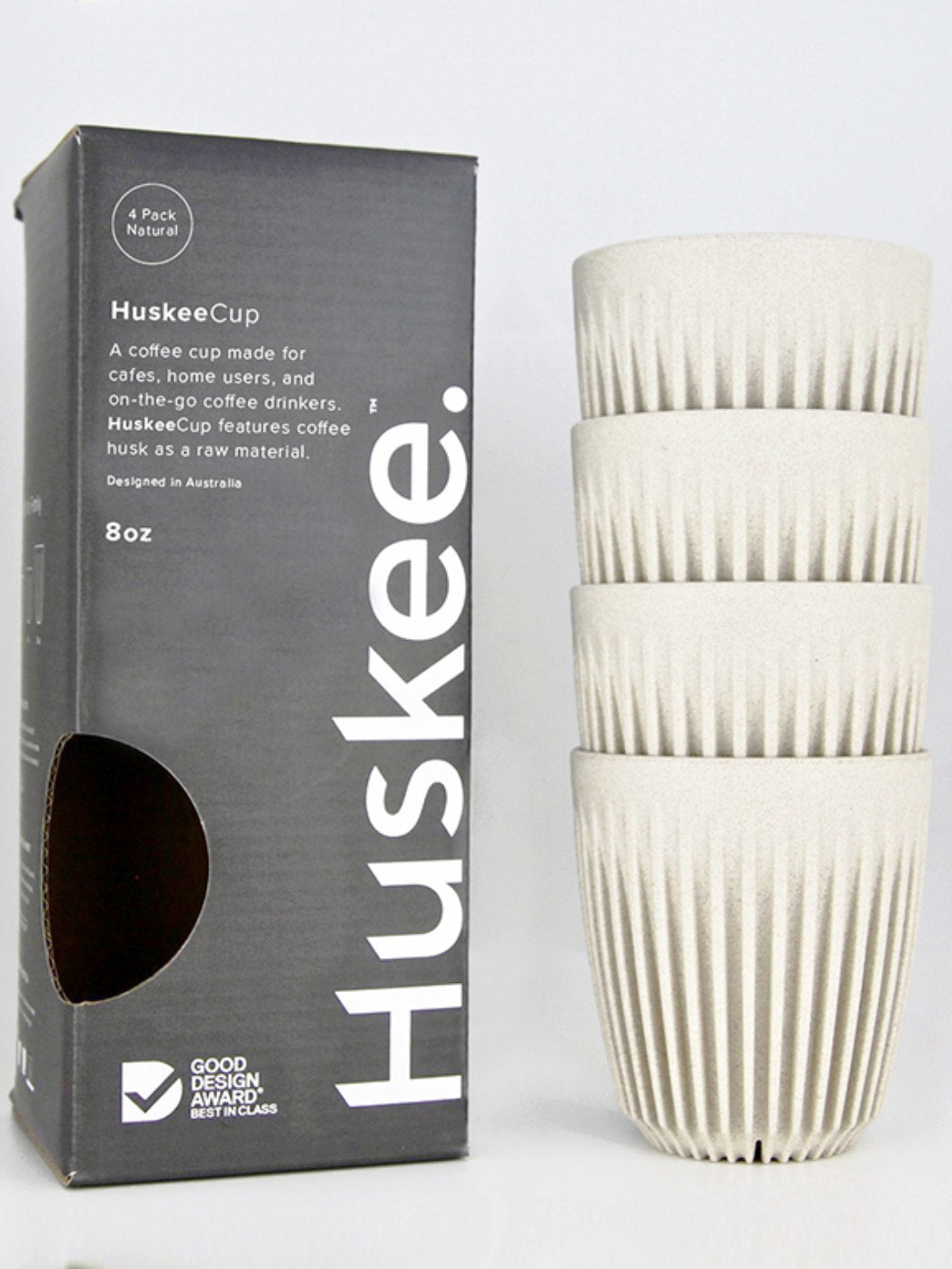 □ □ □ 　WAKE CUP！ モカ スリーブ 2個 HUSKEE Original Cup (237ml/8oz) / Coffee Cups | Eight Ounce Coffee