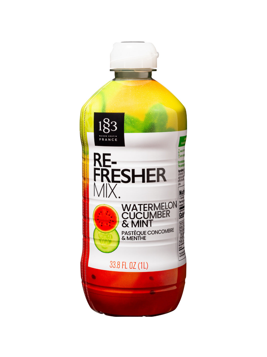 1883 Watermelon, Cucumber & Mint Refresher Mix (1000ml/33.8oz)