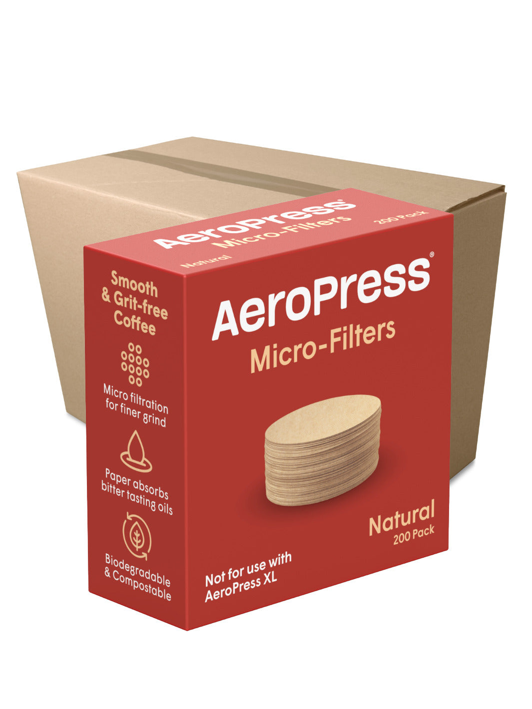 AeroPress Natural Microfilters (200-Pack)
