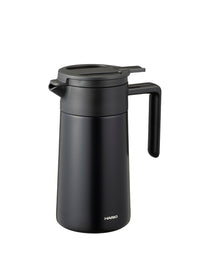 Photo of HARIO Double-Walled Thermal Pot (w/ Ceramic Coating) (600ml/20oz) ( Black ) [ HARIO ] [ Decanters ]
