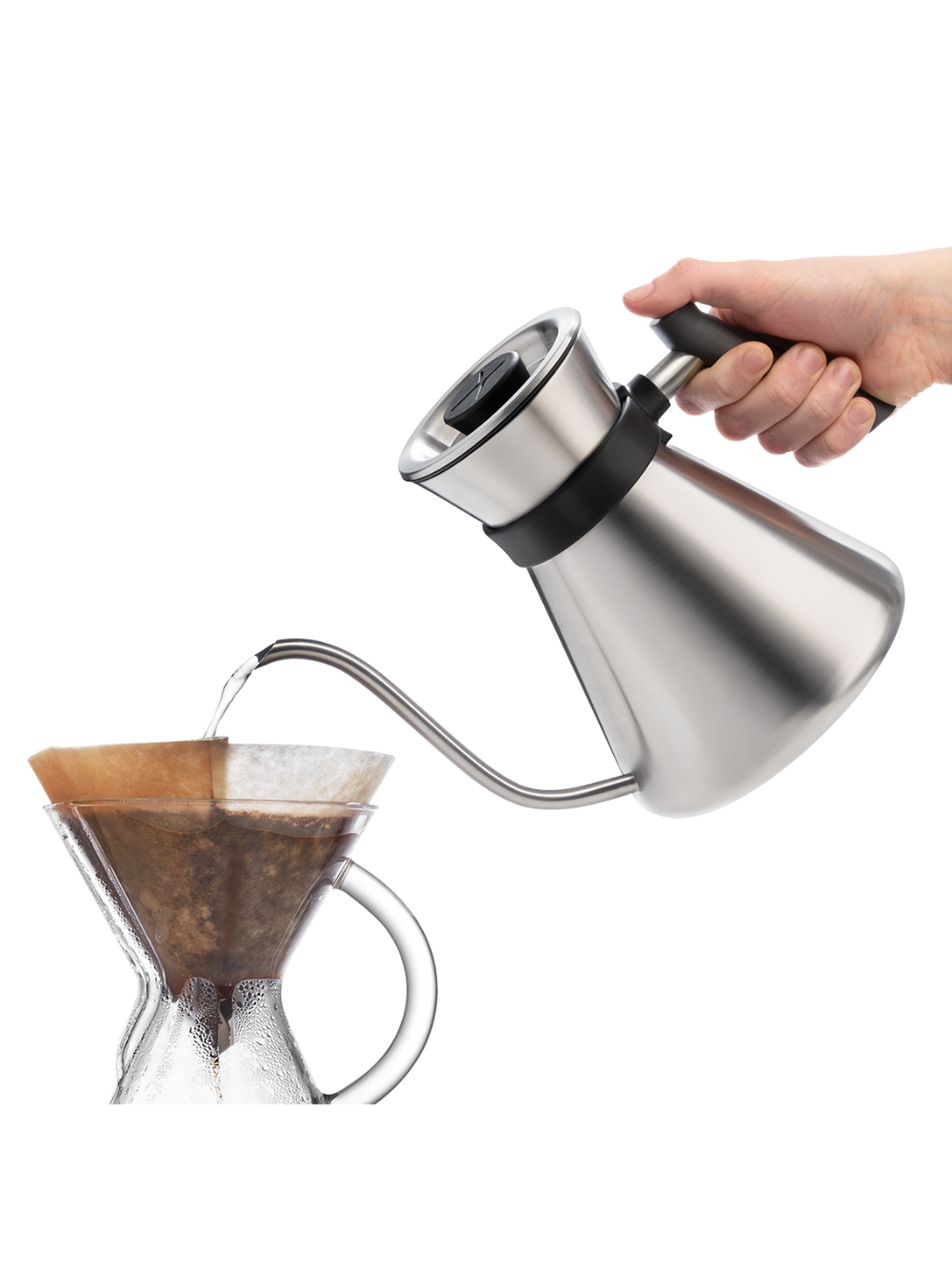 Photo of CHEMEX® Chettle (Brushed Stainless Steel) (Used) ( ) [ Yard Sale ] [ Yard Sale ]